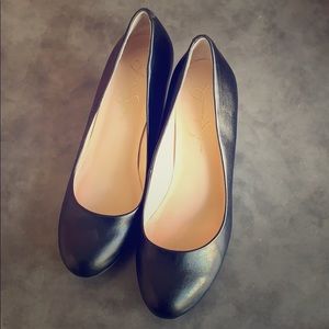 Like-new Jessica Simpson Suzanne Wedge Pumps - 8